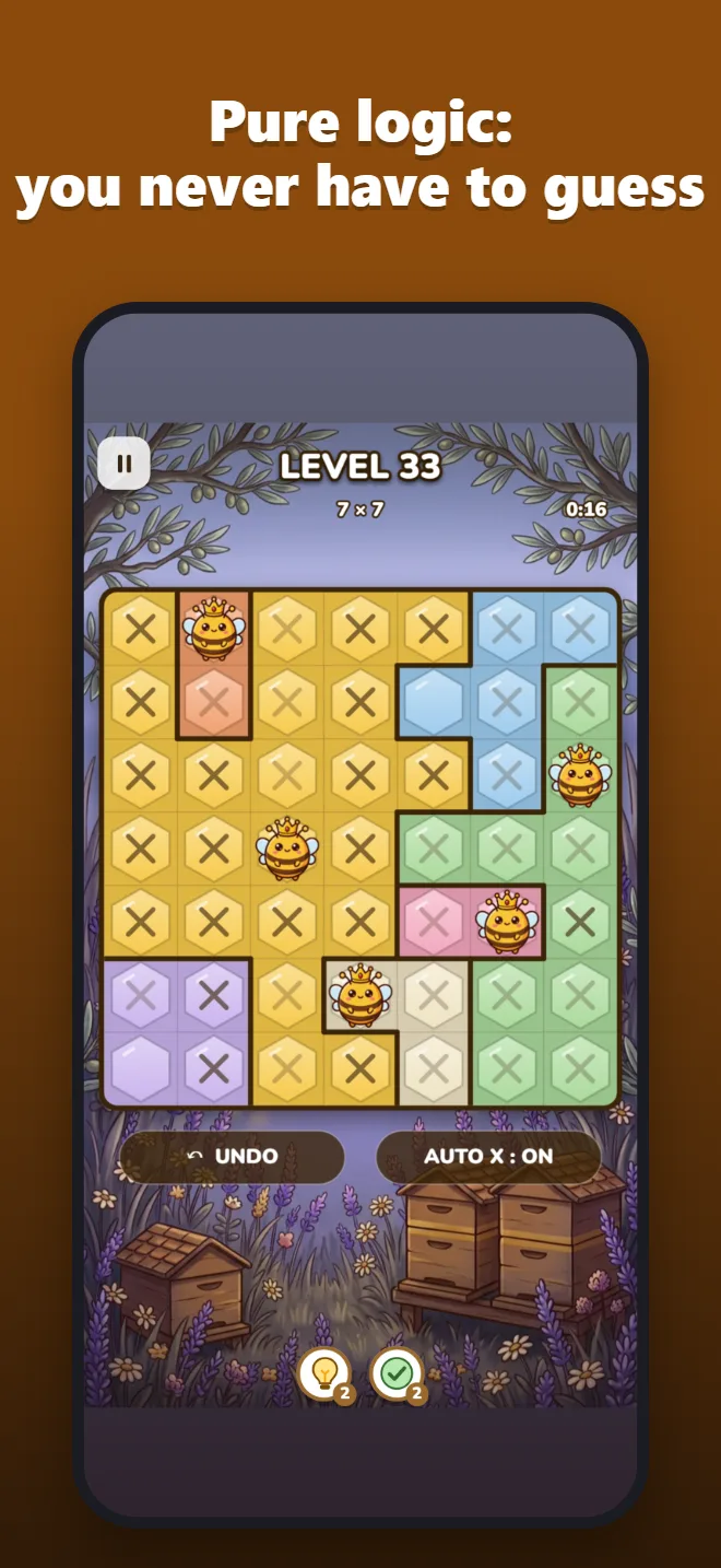 Pure logic: you never have to guess